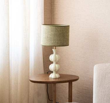 Table Lamp Caldas Tweed Green - Things I Like Things I Love