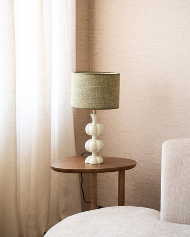 Table Lamp Caldas Tweed Green - Things I Like Things I Love