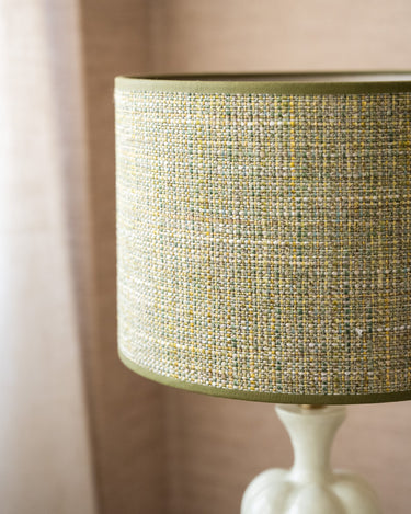 Table Lamp Caldas Tweed Green - Things I Like Things I Love