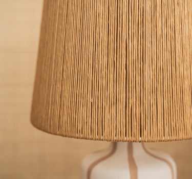 Table Lamp Elin Stripe Natural - Things I Like Things I Love