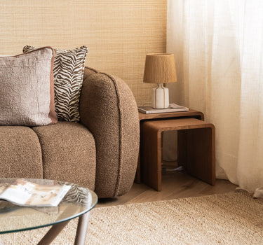 Table Lamp Elin Stripe Natural - Things I Like Things I Love