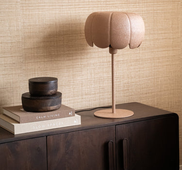 Table Lamp Flower Dusty Pink - Things I Like Things I Love