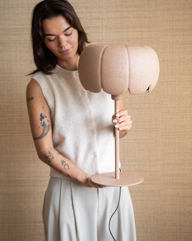 Table Lamp Flower Dusty Pink - Things I Like Things I Love