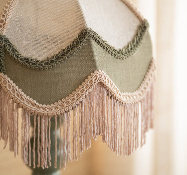 Table Lamp Fringaloo Green - Things I Like Things I Love