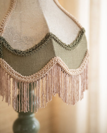 Table Lamp Fringaloo Green - Things I Like Things I Love
