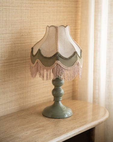 Table Lamp Fringaloo Green - Things I Like Things I Love