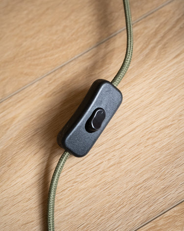 Table Lamp Iron Green Brown - Things I Like Things I Love