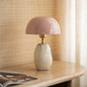 Table Lamp Iron Mushy High Pink/Beige - Things I Like Things I Love