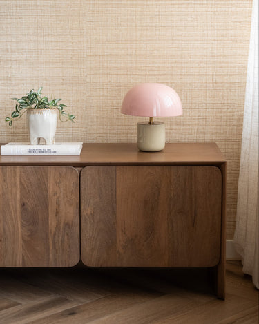 Table Lamp Iron Pink/Light Green - Things I Like Things I Love