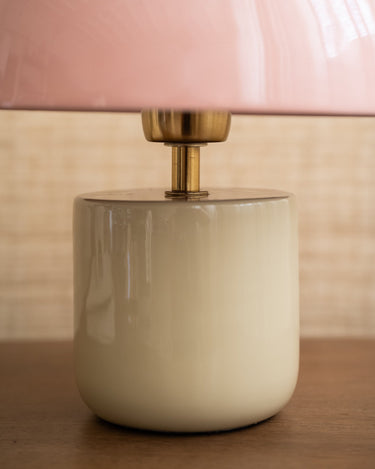 Table Lamp Iron Pink/Light Green - Things I Like Things I Love
