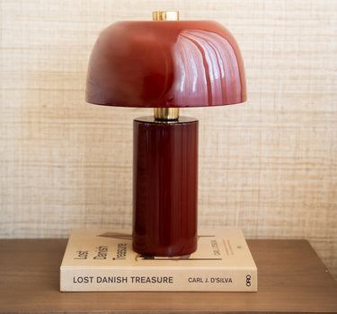 Table Lamp Iron Red - Things I Like Things I Love