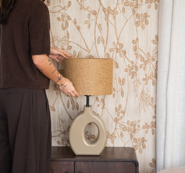 Table Lamp Kanti Aiko Taupe - Things I Like Things I Love