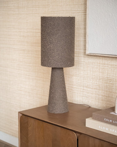 Table Lamp Micky Bouclé Brown - Things I Like Things I Love