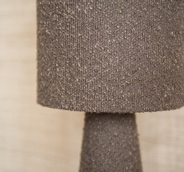 Table Lamp Micky Bouclé Brown - Things I Like Things I Love