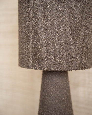 Table Lamp Micky Bouclé Brown - Things I Like Things I Love