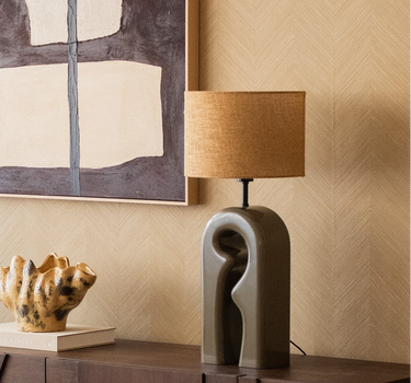 Table Lamp Mistra Olive Green