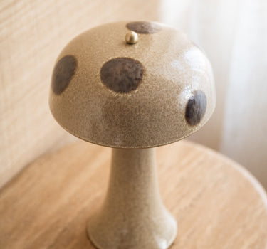 Table Lamp Mushroom Dot Ceramic - Things I Like Things I Love