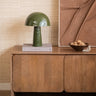 Table Lamp Mushroom Olive Green - Things I Like Things I Love