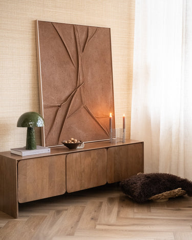 Table Lamp Mushroom Olive Green - Things I Like Things I Love