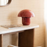 Table Lamp Mushy Coral Red - Things I Like Things I Love