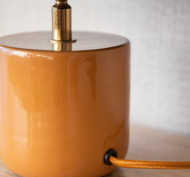Table Lamp Mushy Iron Green/Rust - Things I Like Things I Love