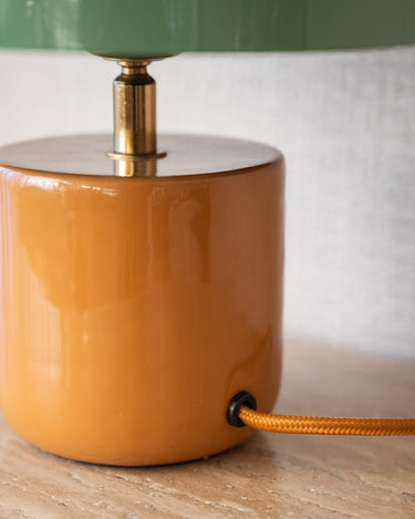 Table Lamp Mushy Iron Green/Rust - Things I Like Things I Love