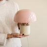 Table Lamp Mushy Iron Pink/Light Green - Things I Like Things I Love