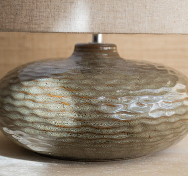 Table Lamp Oldham Green/Beige - Things I Like Things I Love