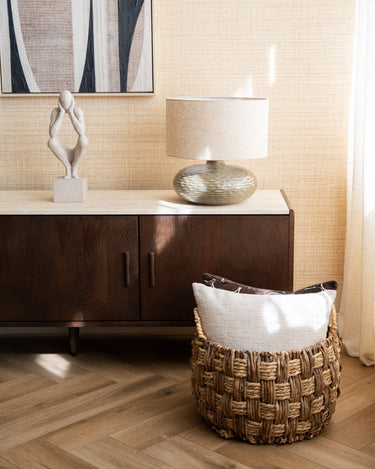 Table Lamp Oldham Green/Beige - Things I Like Things I Love