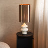 Table Lamp Olona Cream + Shade Medan Brown - Things I Like Things I Love
