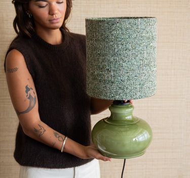 Table Lamp Ozzy Olive Green - Things I Like Things I Love