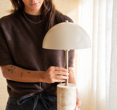 Table Lamp Sheffield Marble - Things I Like Things I Love