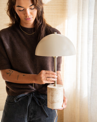 Table Lamp Sheffield Marble - Things I Like Things I Love