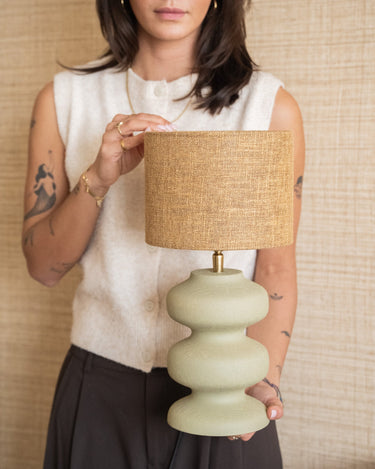 Table Lamp Soroca Aiko Green - Things I Like Things I Love