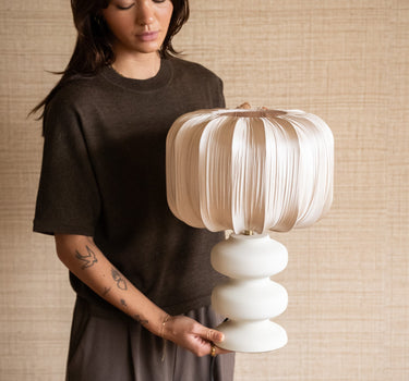 Table Lamp Soroca Satin Look - Things I Like Things I Love