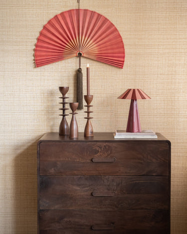 Table Lamp Striped Pink - Things I Like Things I Love