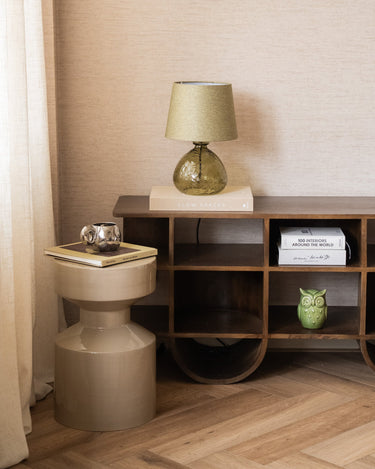 Table Lampe Melzo Olive Green - Things I Like Things I Love