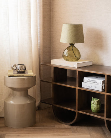 Table Lampe Melzo Olive Green - Things I Like Things I Love