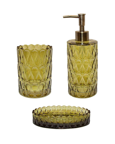 Tandenborstelhouder Pear Glas Groen - Things I Like Things I Love