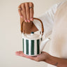 Tea Pot Mykonos Green Stripe - Things I Like Things I Love
