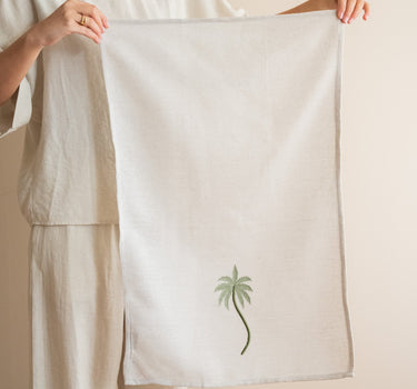 Tea Towel / Napkin Palm Tree - Things I Like Things I Love