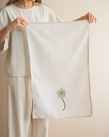 Tea Towel / Napkin Palm Tree - Things I Like Things I Love