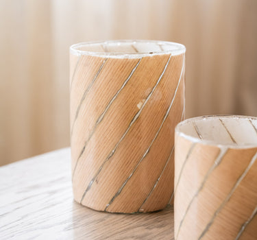 Tealight Holder Badaya Beige - Things I Like Things I Love