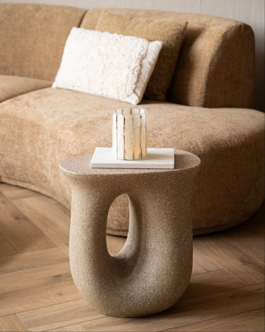 Tealight Holder Dinor Beige - Things I Like Things I Love