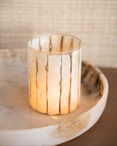 Teelichthalter Dinor Beige