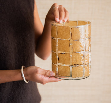 Tealight Holder Dinor Brown - Things I Like Things I Love