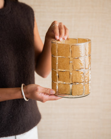 Tealight Holder Dinor Brown - Things I Like Things I Love