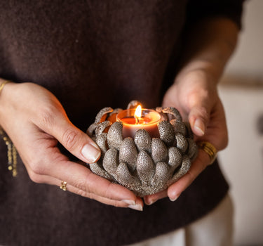 Tealight Holder Edessa Bronze - Things I Like Things I Love