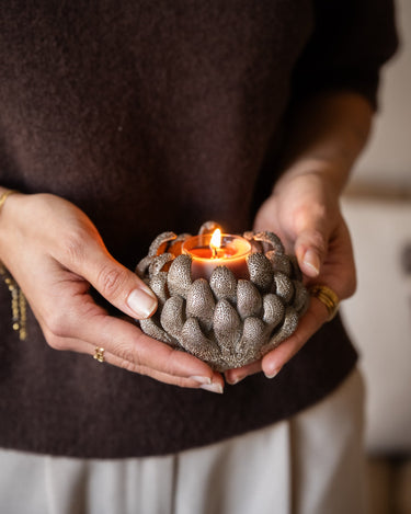 Tealight Holder Edessa Bronze - Things I Like Things I Love