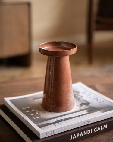 Tealight Holder Metal Amber - Things I Like Things I Love